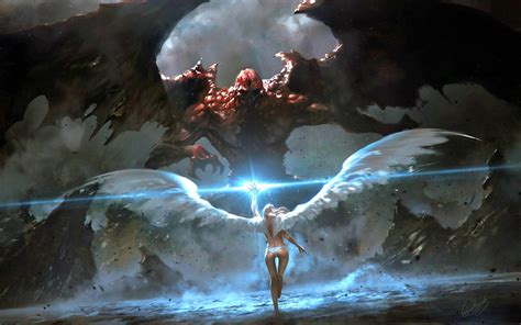 Angel vs Demon Wallpapers - Top Free Angel vs Demon Backgrounds