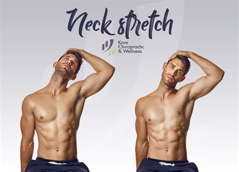 Neck Stretch 💪 Tilt your head forward and backward, pointing your chin