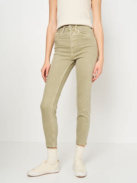 Джинсы Regular Fit женские Stradivarius 1465/455/552 34 Хаки ...