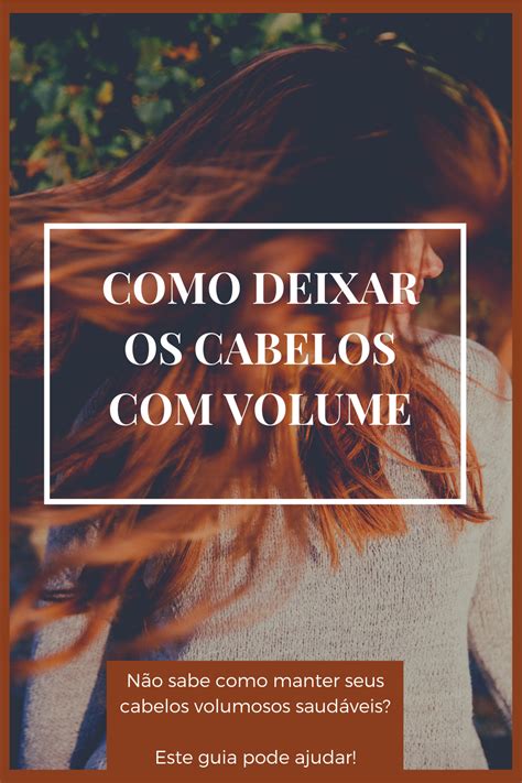 Como Deixar Os Cabelos Volumosos - 5 Formas de Deixar os Cabelos Mais Volumosos - wikiHow | Hair care, Dry ...