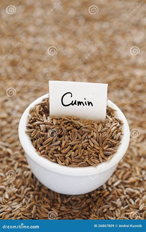 Cumin stock image. Image of bowl, dried, spice, ceramic - 26867809