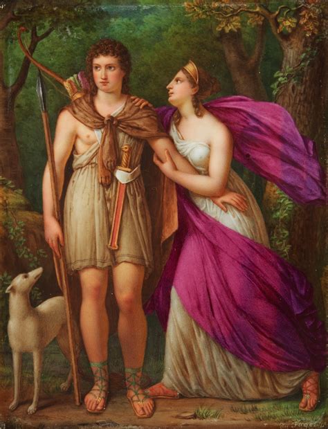A PARIS PORCELAIN PLAQUE, 'HIPPOLYTUS AND PHAEDRA', DATED 1836 | STYLE