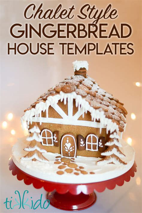 Printable gingerbread house templates
