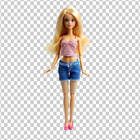 Premium PSD | Psd of a so cute barbie doll full body view on