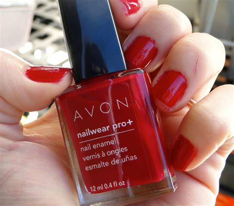 bug  fleeps nail   day avon nailwear pro  red reveal