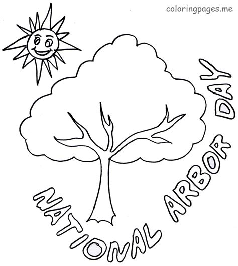 Arbor Day Coloring Pages at GetColorings.com | Free printable colorings ...