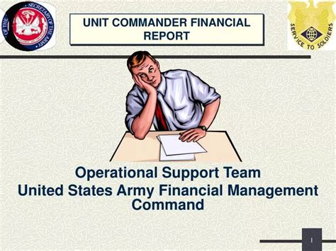 unit commander financial report powerpoint  id
