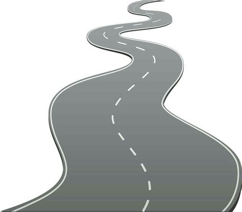 Извилистое шоссе. | Alice in wonderland decorations, Road vector ...