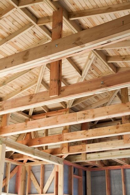 premium photo  construction   wooden building