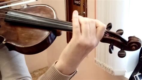 Звуки скрипки - гамма. - YouTube