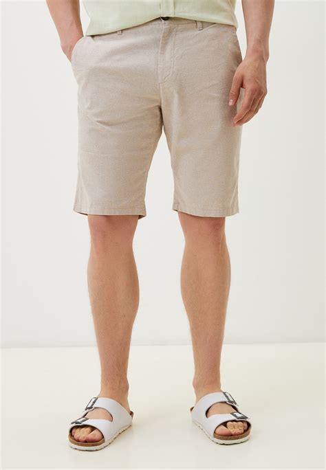 Шорты Tom Tailor Linen Collection, цвет: бежевый, MP002XM2572D — купить ...