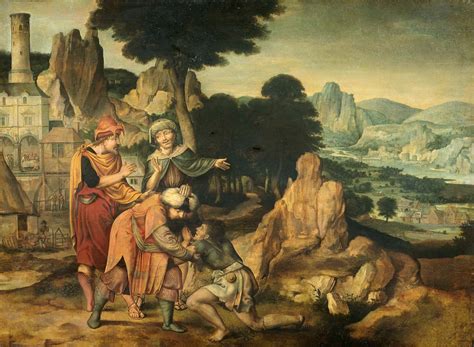 The parable of the prodigal son. 1538 Painting | Cornelis Massijs Oil ...