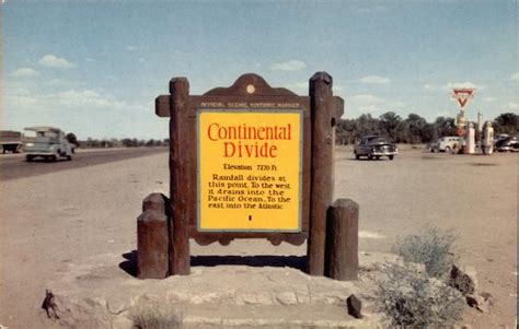 Continental Divide Historic Marker New Mexico
