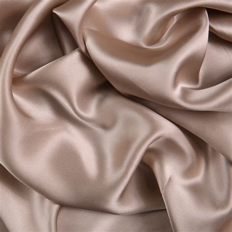 Silk Crepe Satin Oyster - Bloomsbury Square Dressmaking Fabric