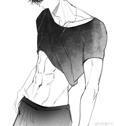 draw abs croquis faciles male art reference sketch anime sketch