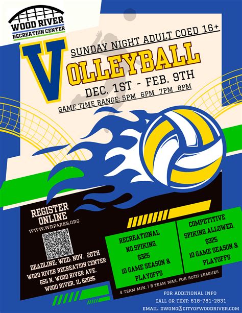 Sunday Adult COED Volleyball – Wood River Parks and Recreation