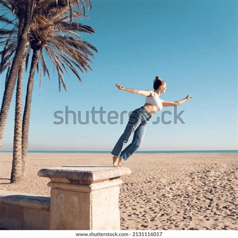 full body side view slim active stock photo  shutterstock