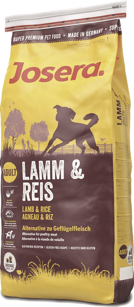 Корм Josera Lamb & Rice - вариант для габаритных псов: крупная собака ...