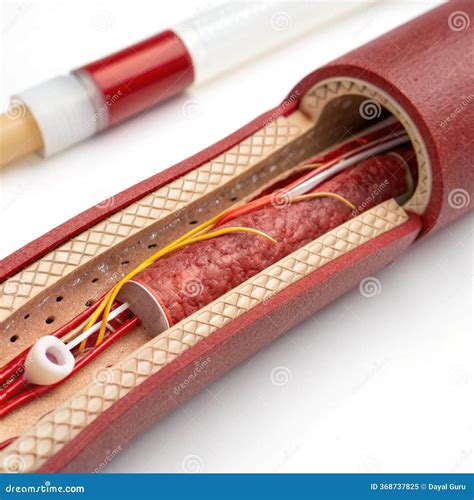 Peripheral Artery Disease On Blue Royalty-Free Stock Image