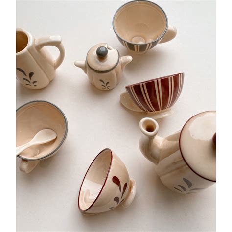 Konges Slojd Zestaw Do Herbaty Porcelanowy - Mini Bubu - Family Concept ...