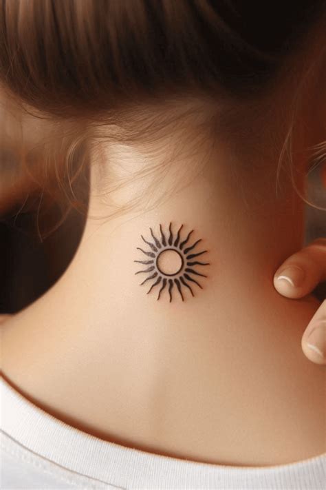 simple small neck tattoo ideas  women tattoopassionateblog