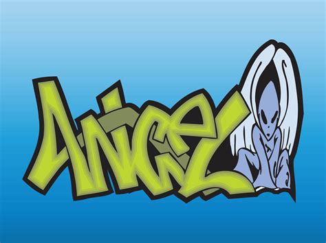 Angel Graffiti Piece Vector Art & Graphics | freevector.com