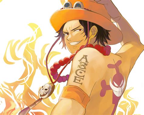 Download Portgas D. Ace Anime One Piece HD Wallpaper by 金平糖