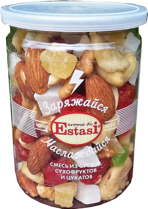 Смесь из орехов, сухофруктов и цукатов Aroma di Estasi Тропикано, 160 г ...