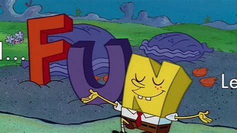 spongebob fun song lyric video youtube