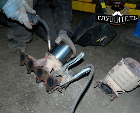 Киа (Kia) ремонт выхлопных систем, глушителя, катализатора