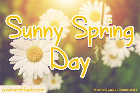 sunny spring day