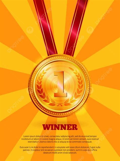 winner poster template   pngtree