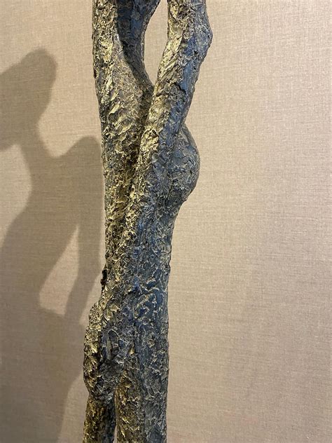 Sylvie Mangaud - Idéale, Life-size Nude bronze, walking woman