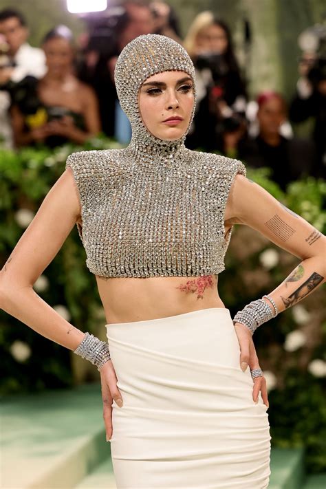 CARA DELEVINGNE at Met Gala Celebrating Sleeping Beauties: Reawakening