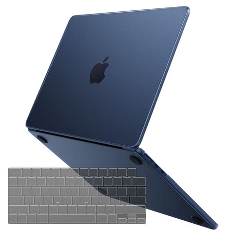 Soonjet Compatible with MacBook Air 13.6 inch Case M2 & Keyboard Cover ...