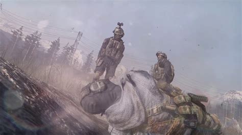 Call of Duty Modern Warfare 2 : Ghost and Roach Death Scene - YouTube