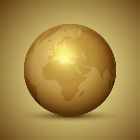 Gold Globe Vector Art, Icons, and Graphics for Free Download