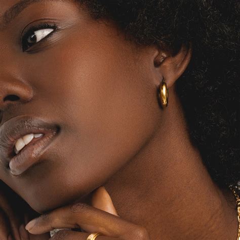 Chubby Hoop Earrings – D.Louise Jewellery