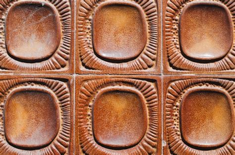 premium photo beautiful brown tiles  spain