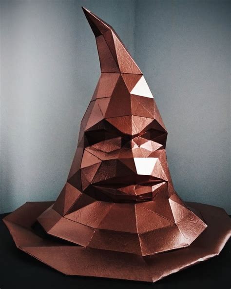 Шляпа из Гарри Потер Origami Paper Art, 3d Paper Crafts, Origami Crafts ...