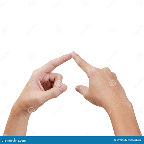 Two Fingers Pointing Up