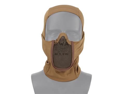Маска защитная сетчатая на лицо балаклава Shadow Fighter Mask Tan (WoSport)