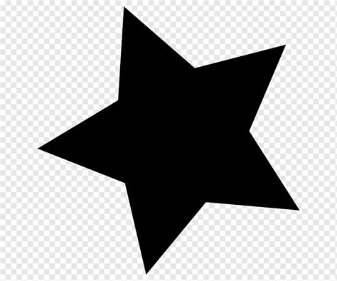 Estrella de cinco puntas símbolo de david, estrella negra, ángulo ...