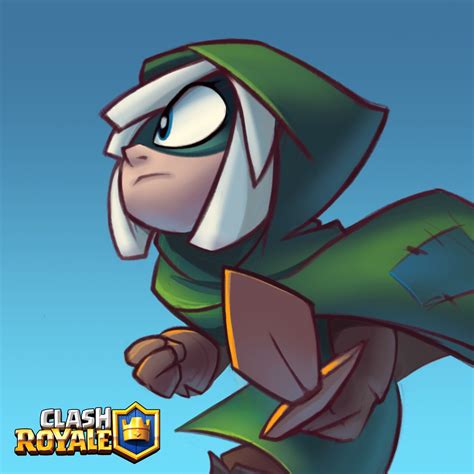 bandit of clash royale by ninjakimm on DeviantArt