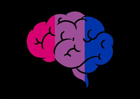 'Bisexual Brain Bi Pride' Poster, picture, metal print, paint by ...