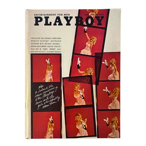Playboy April 1966 Karla Conway Vintage Magazine