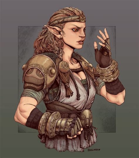 High Elf Monk by Daniel Irving Decena : ImaginaryWarriors