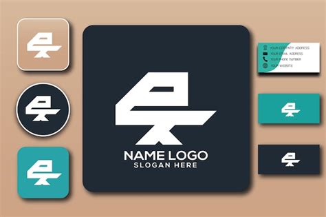 Premium Vector | Etk monogram logo template