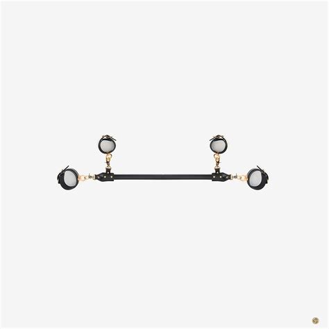 leather wrapped spreader bar bdsm set ozgaga