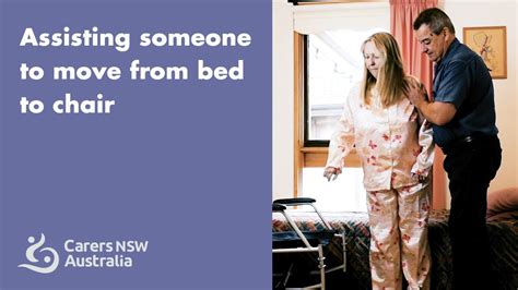 assisting   move  bed  chair carers nsw youtube